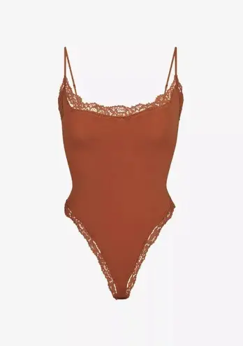 SKIMS Fits Everybody Corded Lace Cami Bodysuit