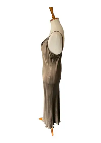 Shona joy Sophia Bias Cowl Neck Midi Dress in Graphite