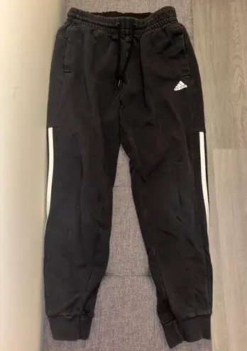 Adidas Sweatpants Black 3 Striped with pockets