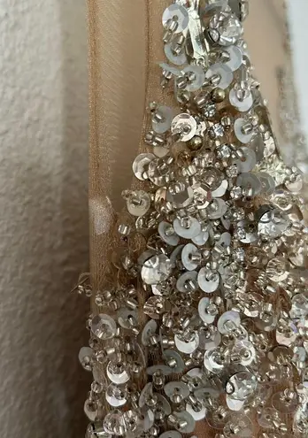 Terani Couture TERANI COTURE TERANI PROM 1611P0705 illusion sleeveless sparkle evening gown 2