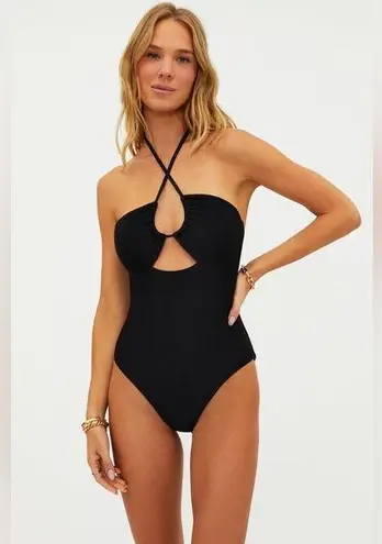 Beach Riot Phoenix One Piece Black, Size small , $178