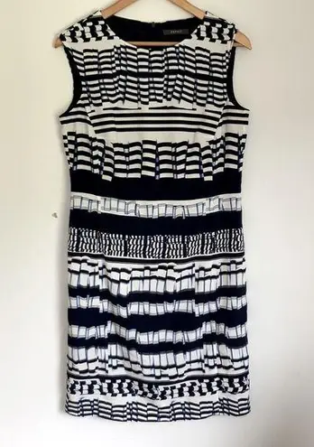 Esprit Navy/White Sheath Dress
