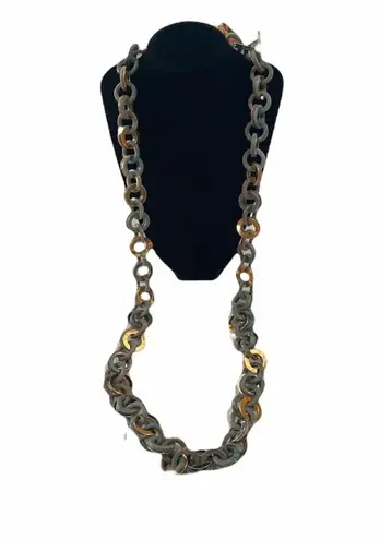 PONO Italian Resin With Gold Accent Necklace