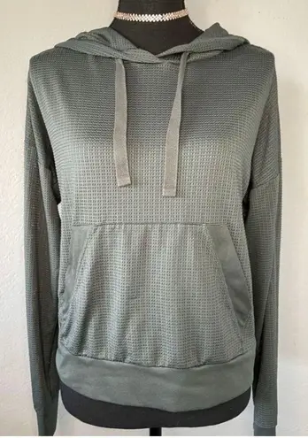 Z By Zella Olive Green Pullover Workout Sweater - Small