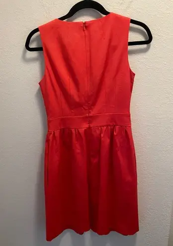 Paule Ka Red Button Front Mini Dress Size 36
