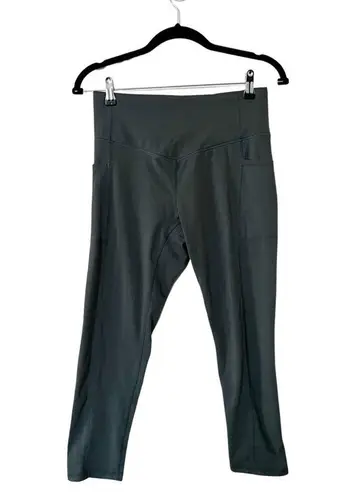 Gaiam OM-Dri Fit Tap Shoe Olive Green Yoga Pants Sz M