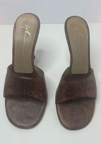 Giuseppe Zanotti Brown Leather Sandals Size EU36/6