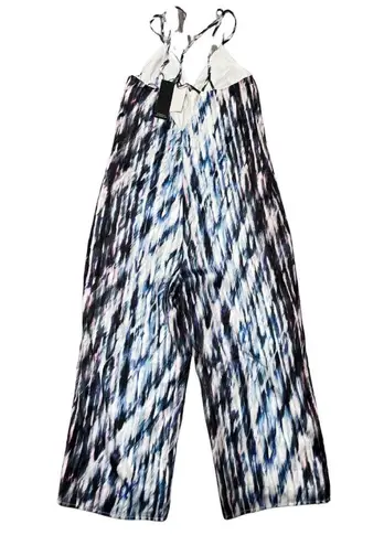 New Dolce Vita Rainbow Sand Printed VNeck XS Cropped Romper Black