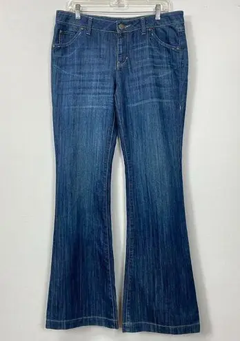 CAbi  Womens Bootcut Flare Jeans Blue Size 10 Denim Pants