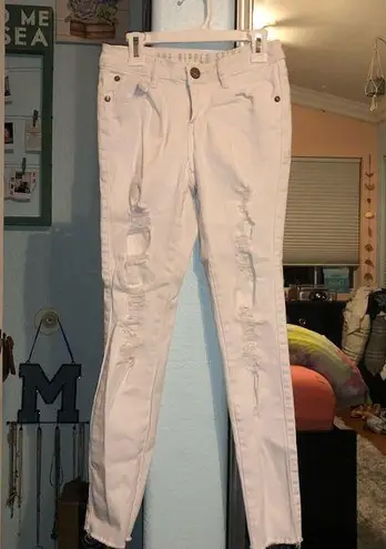 Cotton On Ripped white skinny jeans