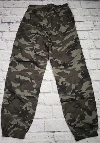 No One Cares Womens Size XS/X Chico Camo Jogger Elastic Waist Drawstring Pants