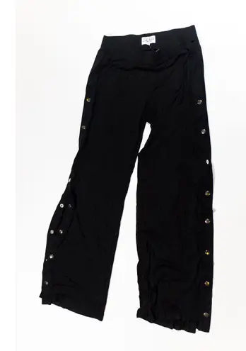 Feel the Piece NEW Bedford Straight Leg Snap Detail Straight Leg Pants M/L