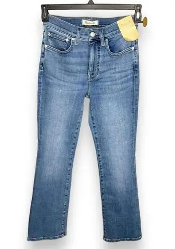 Madewell NWT  Midrise Kick Out Light Wash denim Jeans - Size 25 MSRP $138