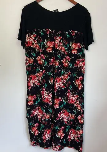 Agnes & Dora |Round Neck Short Sleeve Hi Lo Day Dreamer Tunic size L