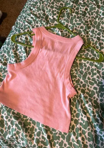 Old Navy Pink Cropped Tank Top