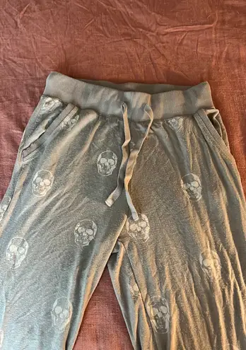 Z Supply Gray Skull Sweatpants