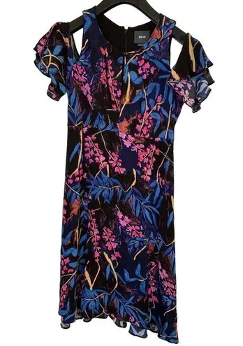 Maeve  Anthropologie Elia cold shoulder floral dress women's size 2