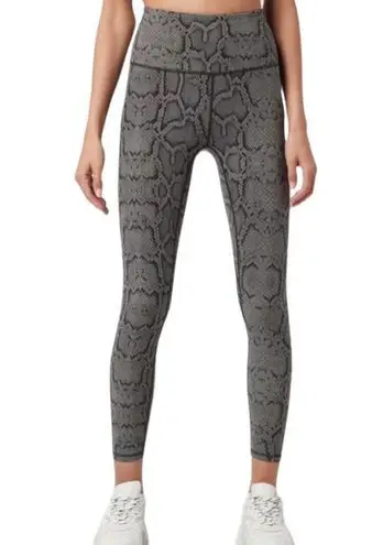 Varley Let's Go Legging 25” Tights in Olive Snake W-469 Sz S