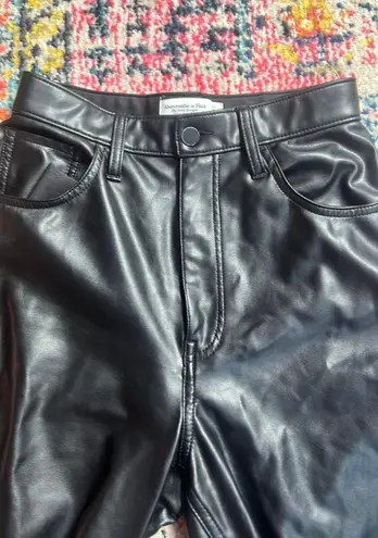 Abercrombie & Fitch Curve Love Leather Pants