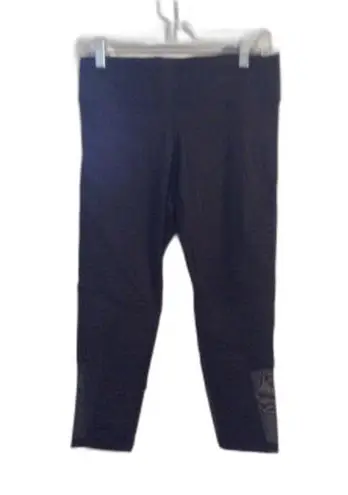 Victoria's Secret PINK Ultimate Capri Leggings Black Side Netting Size Medium M