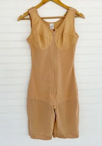 Women's Full Bodysuit Slimming Shaper Size Large Tan