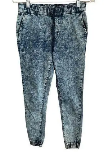 Bullhead Acid Washed Denim Joggers Size XS