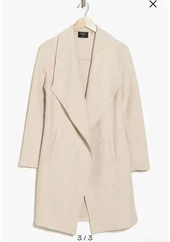 T Tahari NWT Ottoman Waterfall Knit Topper size M