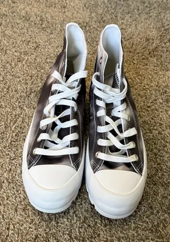 Converse NWOT  Women's CTAS Lugged Hi Muted Cloud Wash 572564C Storm Wind/White - Image 1