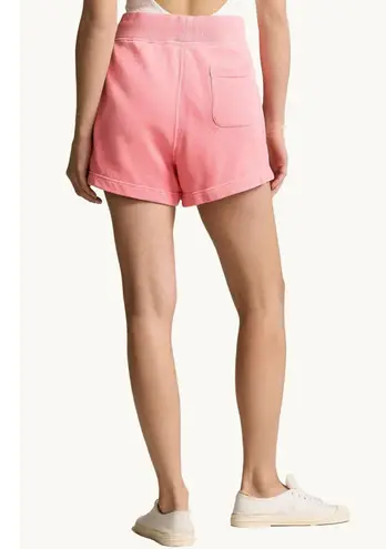 Polo Ralph Lauren Fleece Drawstring Pink Cotton Womens Shorts Size L