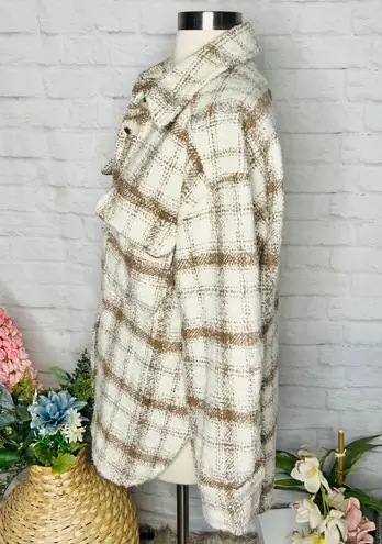 Boutique Toffee Plaid Shacket