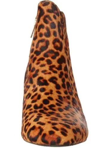 Jack Rogers NEW  Berkley Leopard Print Dyed Cow Hide Fur Bootie Leather