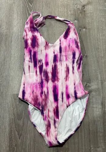PilyQ NWT PQ Avery Halter One-Piece Swimsuit Size M