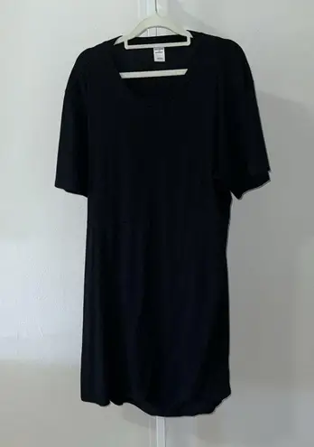 Melrose and Market Black Boxy Short Sleeve 100% Cotton T-Shirt size large