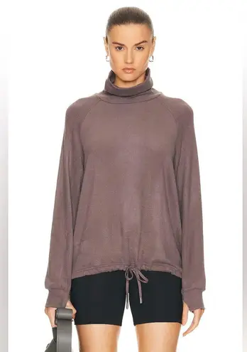 Varley New Portland High Neck Midlayer Sweater in Deep Charcoal size XS