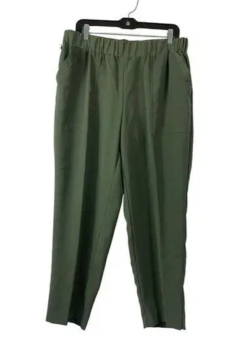 Ava & Viv Women's Plus Size Jungle Green Pants