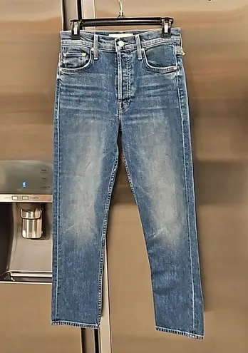 đź’•MOTHER SUPERIORđź’• The Tomcat Jeans ~ Kneeling On Stones 27 NWT Blue