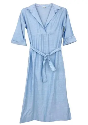 Henri Bendel Vintage Belted Popover Midi Dress