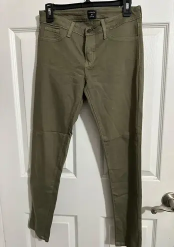 Just Black Dk Green soft stretchy jeans Size 28