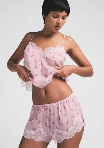SKIMS  NWT Romance Lace Cami & Short Sleepwear Set Size XL - Image 1