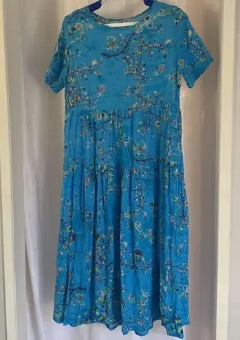 SEERSUCKER DRESS Sz: L Size L
