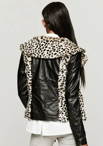 One Teaspoon  Leopard Fallen Pieces Jacket