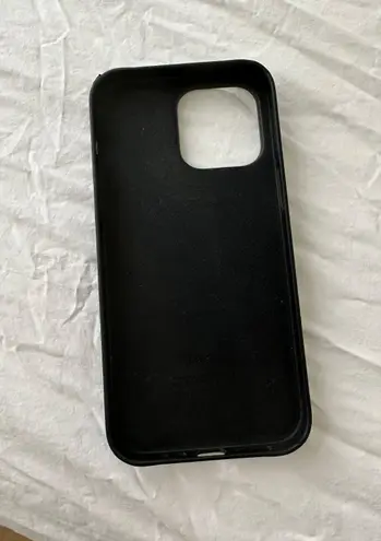 Iphone 14 Pro Max Leather Case Black