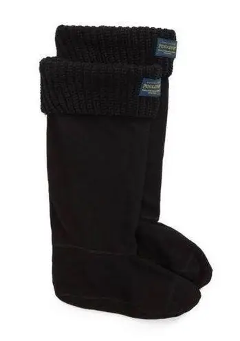 Pendleton Shaker Stitch Short Boot Liner, Black, Size Medium (5-7), New in Box