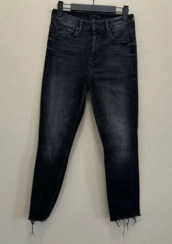 Mother Jeans High Waisted Looker Ankle Fray Night Hawk Denim Jeans Size 25