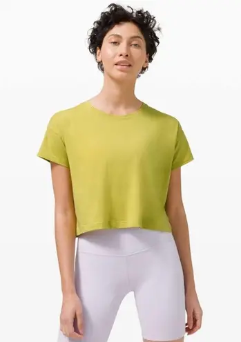 Lululemon Cates Tee in Yellow Pear