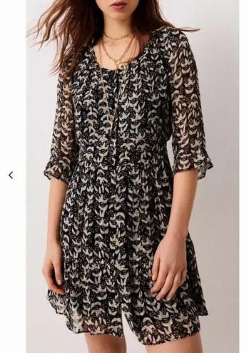 Ba&sh tixie printed mini dress