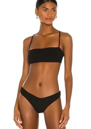 ONIA Chiara Bikini Bottom in Black Size Medium NWT