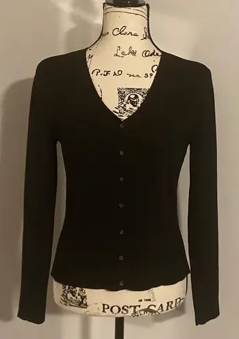 Cyrus Button Front Ribbed Knit Cardigan Sweater