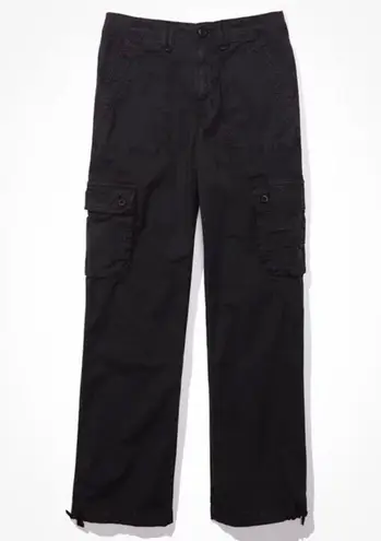 American Eagle Outfitters Black Snappy Stretch Baggy Cargo Jogger