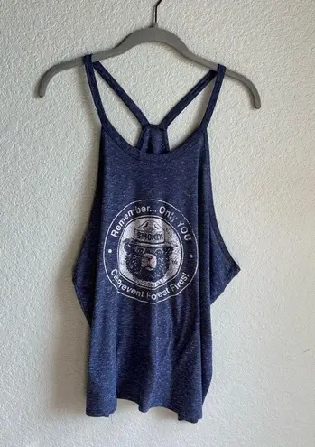 Cooperative 💙Smokey The Bear Prevent Forest Fires Navy Graphic Tank Top